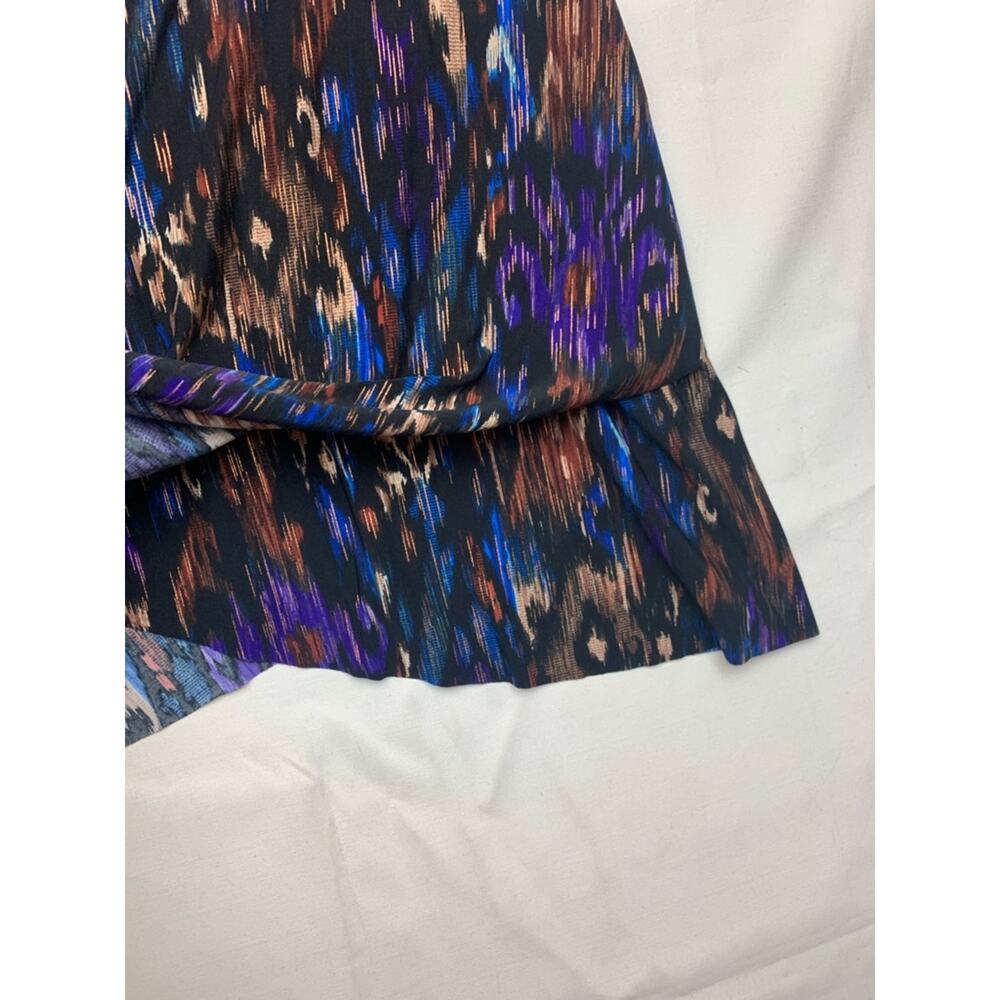 Miraclesuit size 16 xl swim suit bathing top black purple multi gold - Picture 5 of 10